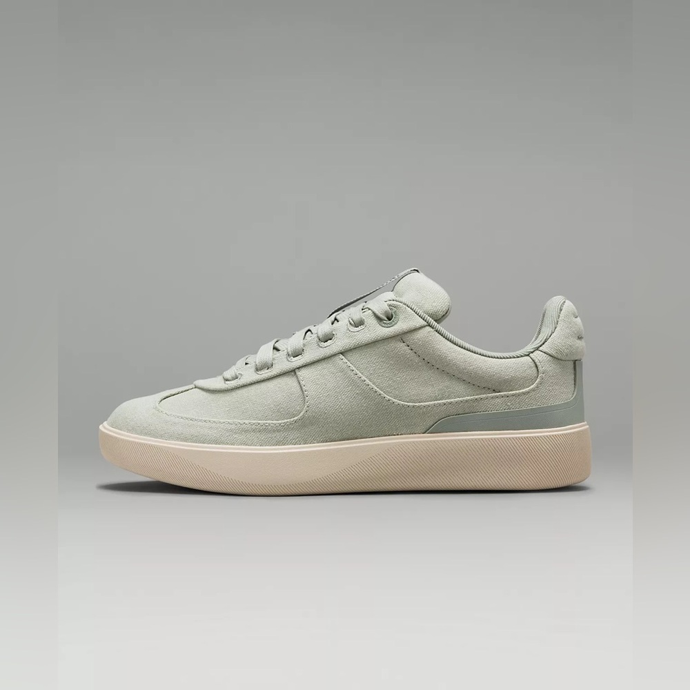 NWT Lululemon Women’s Cityverse Canvas Sneaker- Jade Grey/Nat. Ivory/Palm Court - Picture 4 of 16